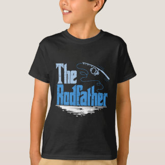 The Rodfather Rolig Fiskeparodi T Shirt