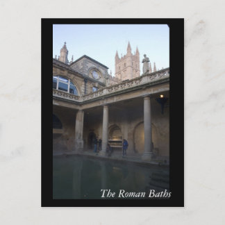 The Roman Baths, Bath, England Vykort