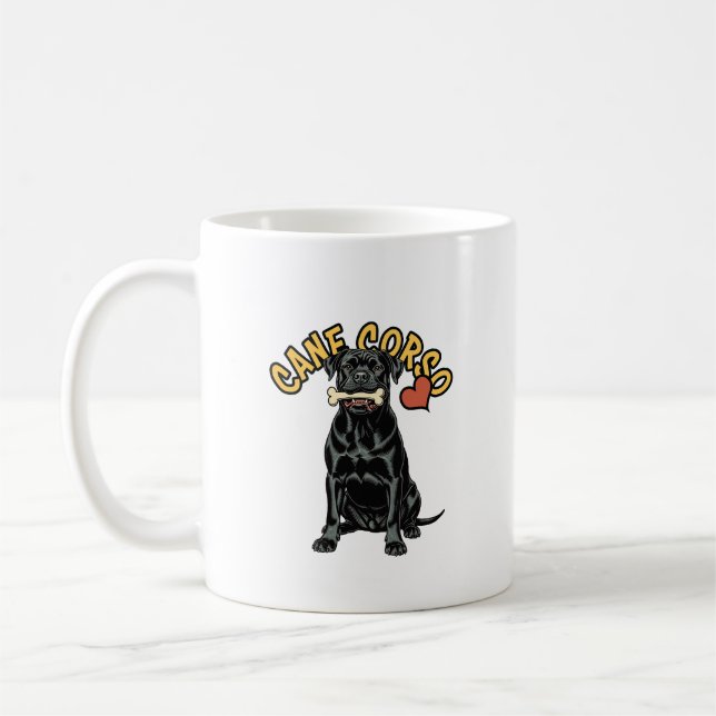 The Roman Bodyguard: Cane Corso "Guardian" Mug Kaffemugg (Vänster)