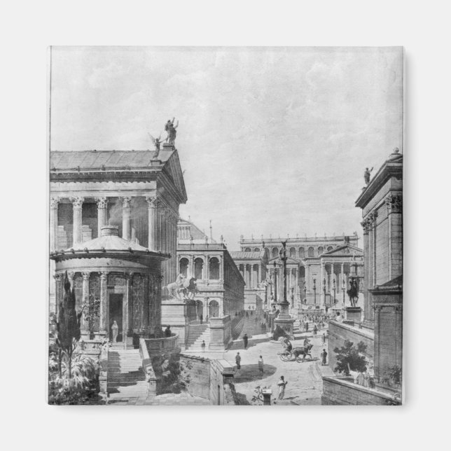 The Roman Forum of Antiquity, 1914 Magnet (Framsidan)