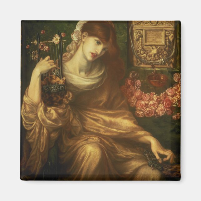 The Roman Widow, 1874 (olja på arbetsyta) Magnet (Framsidan)