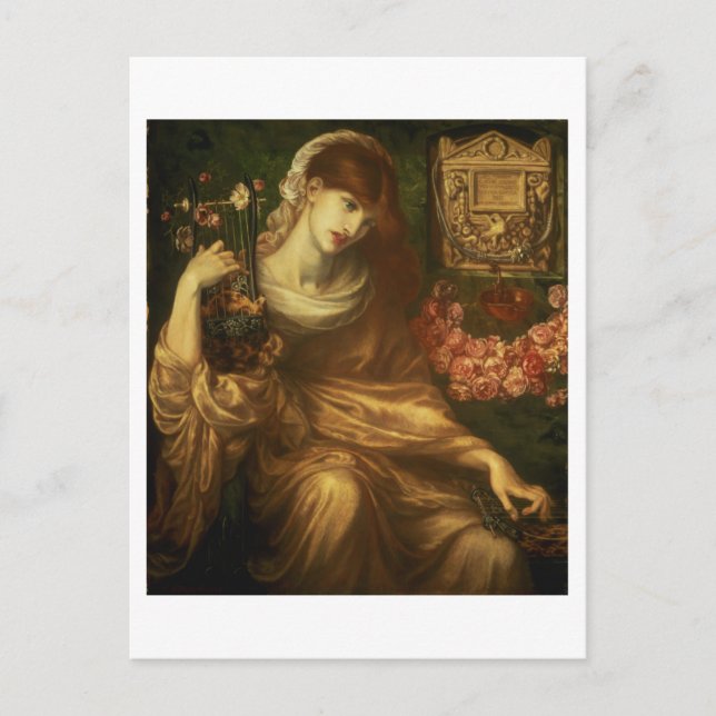 The Roman Widow, 1874 (olja på arbetsyta) Vykort (Framsida)