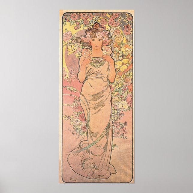 The Rose - Mucha Poster (Framsidan)