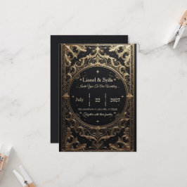 The Royal Choice: "Royal Baroque Wedding Invitatio Inbjudningar