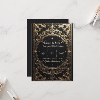 The Royal Choice: "Royal Baroque Wedding Invitatio Inbjudningar