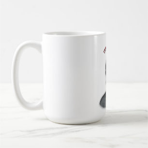 The Royal Gaze - Indisk drottning Linjekonst Kaffemugg