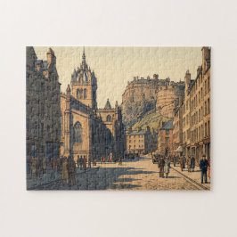 The Royal Mile at Edinburgh Pussel
