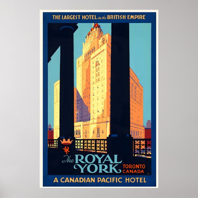 The Royal York Toronto Canadian Pacific Hotel Poster (Framsidan)