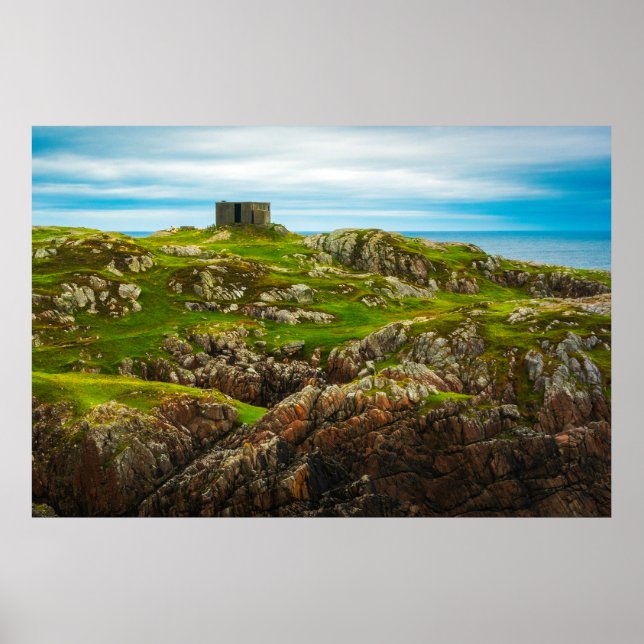 The Rugged Sentinel of the Celtic Coast Poster (Framsidan)