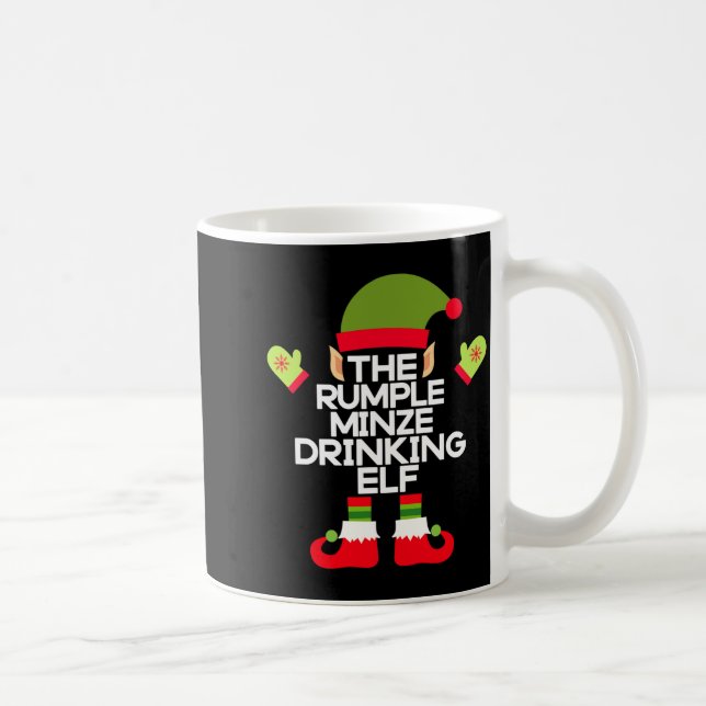 The Rumple Minze Drinking Elf Funny Whiskey  Kaffemugg (Höger)