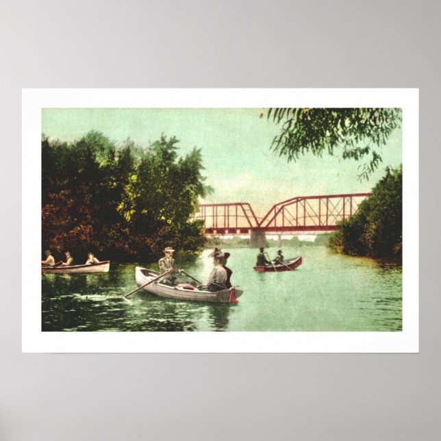 The Russian River Healdsburg Affisch Print (Framsidan)