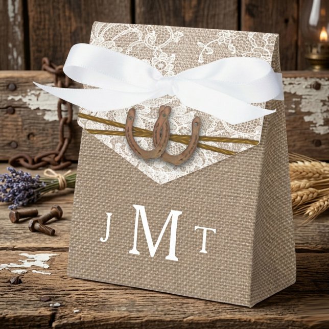 The Rustic Horseshoe Wedding Collection Presentaskar (Skapare uppladdad)