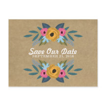 The Rustic Kraft Blommig Krans Bröllopssamling