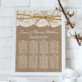 The Rustic Twine Bow Bröllopssamling Poster