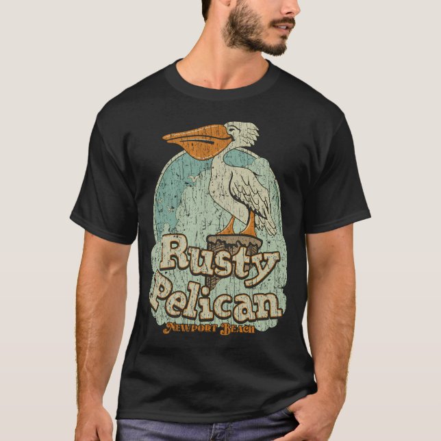 The Rusty Pelican 1972 T Shirt (Framsida)