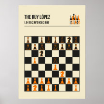 The Ruy Lopez Chess Opening Illustration