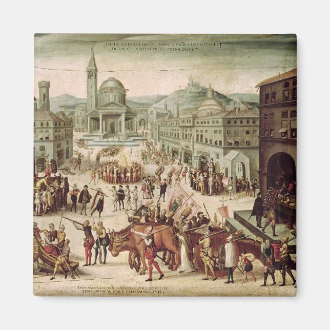 The Sack of Lyons by the Baron des Adrets Magnet (Framsidan)