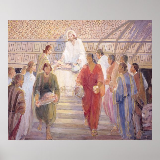 The Sacrament, 1950-51, Minerva Teichert (1888-197 Poster (Framsidan)