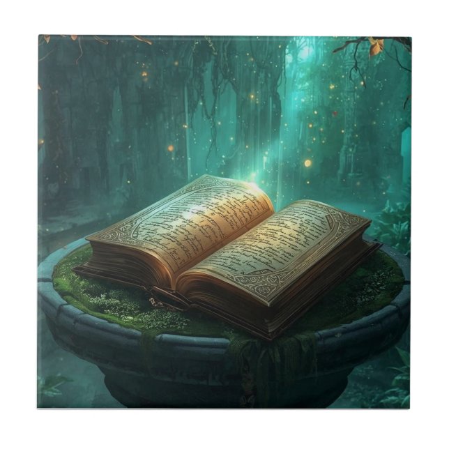 The Sacred Book of Moss and Magic Kakelplatta (Framsidan)