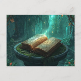 The Sacred Book of Moss and Magic Vykort