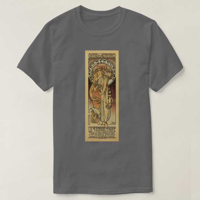 The Samaritan by Alphonse Mucha T Shirt (Design framsida)