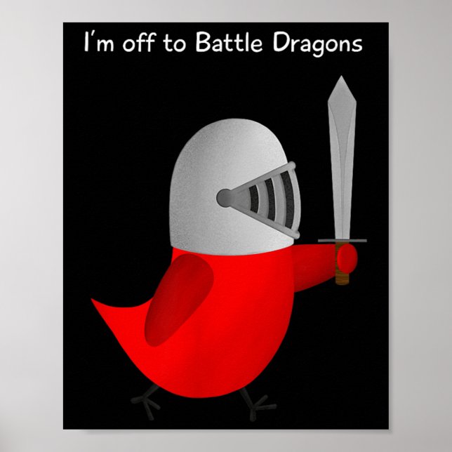 The Sammy Bird - I'm Off To Battle Dragons  Poster (Framsidan)
