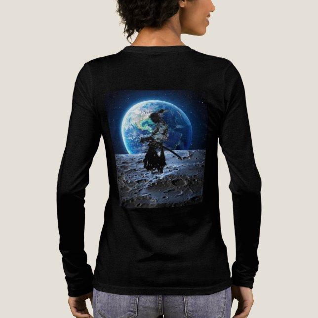 The Samurai Who Landed on the Moon T Shirt (Baksida)