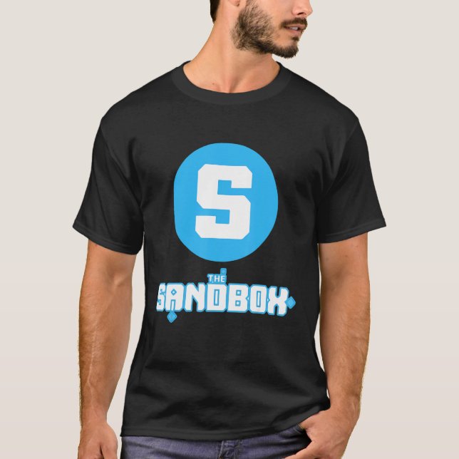 The Sandbox Game Coin Crypto Token Cryptocurrency  T Shirt (Framsida)