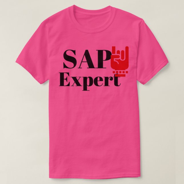 The SAP Expert T Shirt (Design framsida)