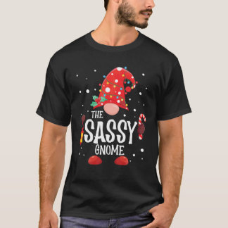 The Sassy Gnome Matching Family Christmas Gnome Pa T Shirt