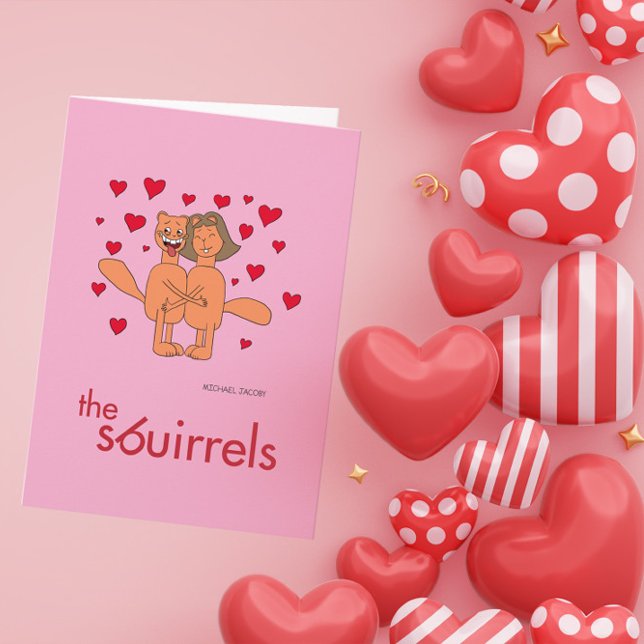 The Sbuirrels Ed and Mary Valentine Helgkort (Skapare uppladdad)