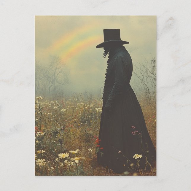 The Scary Thing in the Meadow Vykort (Framsida)