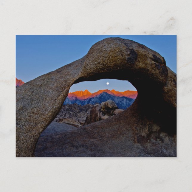 The Scenic Alabama Hills Nestled Vykort (Framsida)