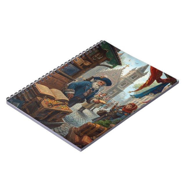 The Scholar’s Market Anteckningsbok (Vänstra Sidan)