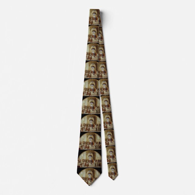 "The School of Aten" (cirka 1511) Tie Slips (Framsida)