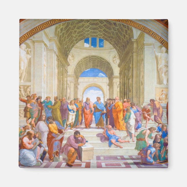 The School of Aten, Raphael Magnet (Framsidan)