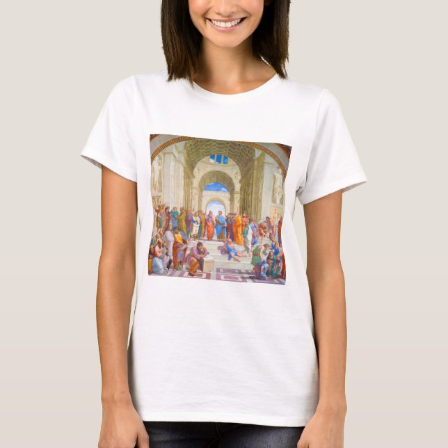 The School of Aten, Raphael T Shirt (Framsida)