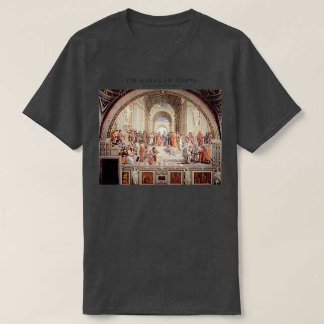 The School of Athens T Shirt (Design framsida)
