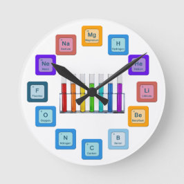 The Science of Time Wall Clock Rund Klocka
