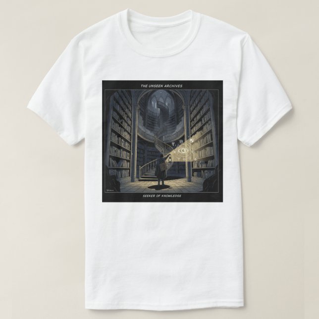 The Scout and the Forbidden Library T Shirt (Design framsida)