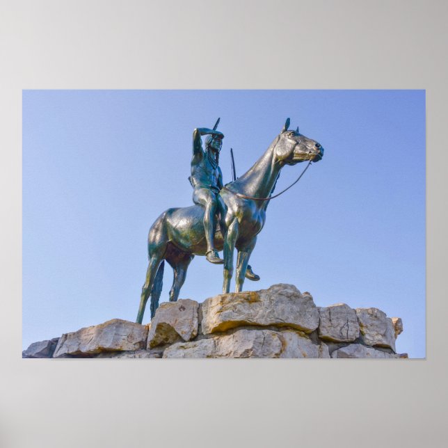 The Scout Statue Framsida, Kansas City, Missouri Poster (Framsidan)