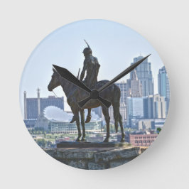 The Scout Statue, Kansas City Rund Klocka