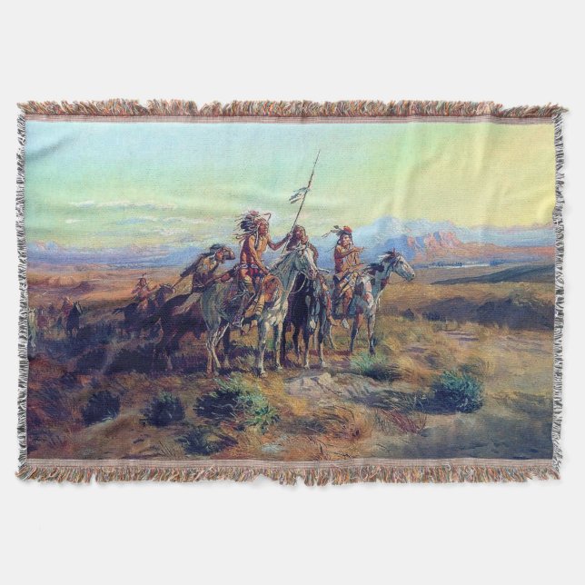 The Scouts av Charles Marion Russell 1902 Filt (Framsidan)