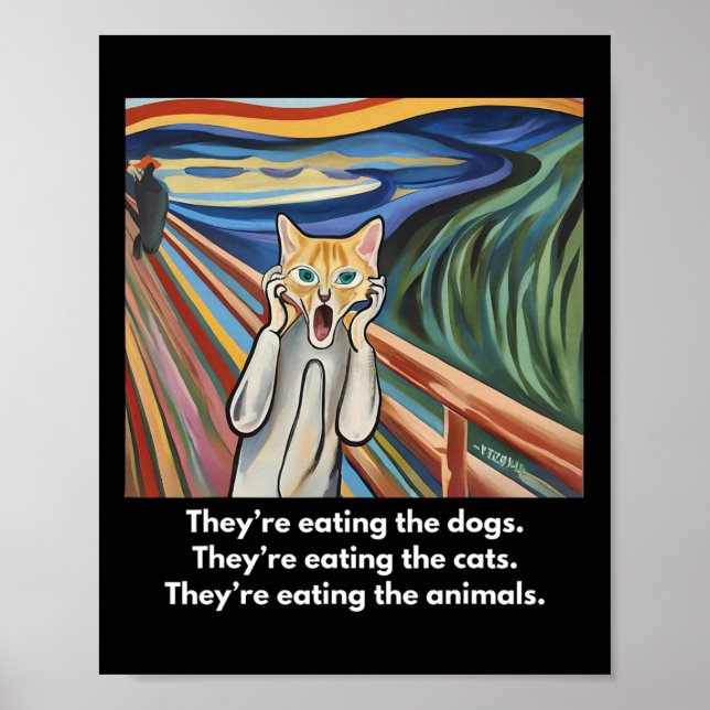 The Scream; De äter hundarna  Poster (Framsidan)