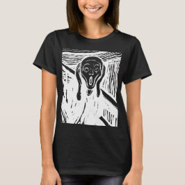 The Scream – Edvard Munch Konst (Inverterad) T-Shi T Shirt