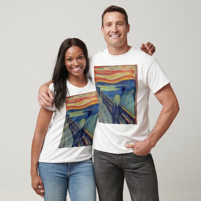 The Scream (of Nature) Edvard Munch  T Shirt (Unisex)