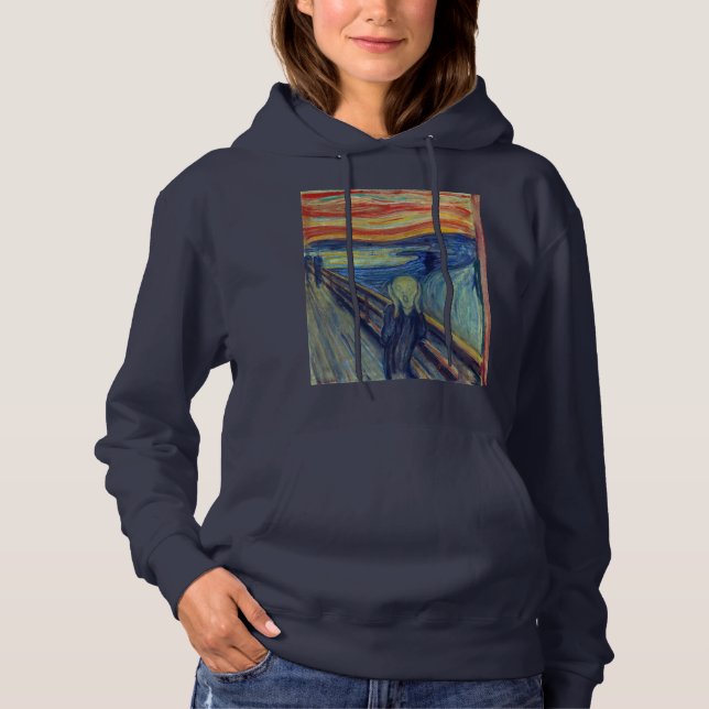 The Scream (of Nature) Edvard Munch  T Shirt (Framsida)