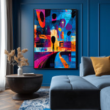 The Scream tolkad i abstrakt expressionism