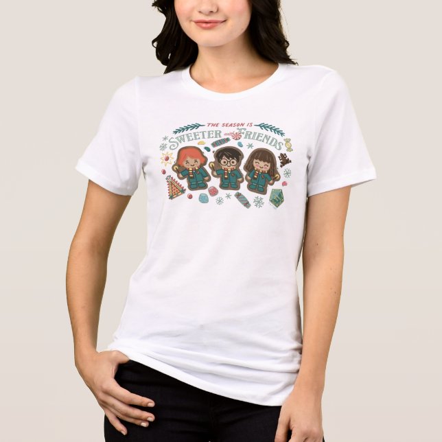 The Season is Sweeter with Friends T Shirt (Framsida)