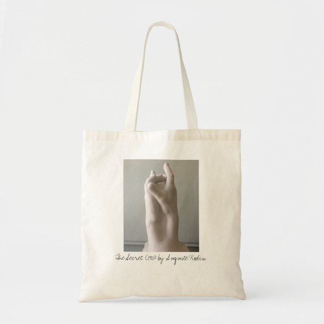 The Secret by Auguste Rodin (1910) Tote Bag Tygkasse (Framsidan)